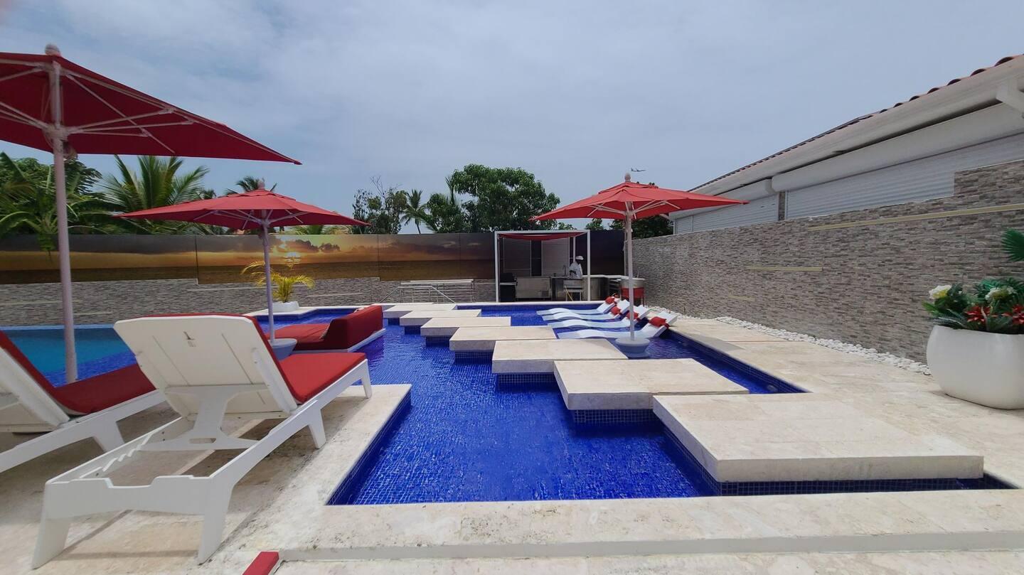 Villa Luxury at Star Hills, Puerto Plata — 12 Bedrooms, 2 Pools & Private Disco